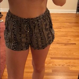 Tribal print shorts